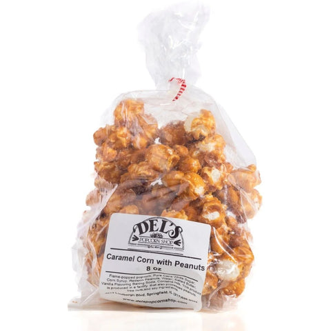 Caramel Corn with Peanuts - Del's Popcorn Shop