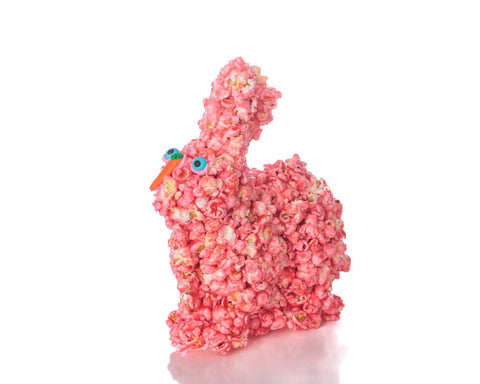 Pink popcorn easter rabbit - DIY popcorn set