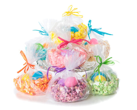 Popcorn Nests with Candy - Filled Eggs - Del's Popcorn Shop
