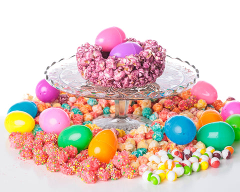 Popcorn Nests with Candy - Filled Eggs - Del's Popcorn Shop