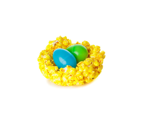 Popcorn Nests with Candy - Filled Eggs - Del's Popcorn Shop
