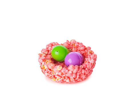 Popcorn Nests with Candy - Filled Eggs - Del's Popcorn Shop
