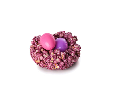 Popcorn Nests with Candy - Filled Eggs - Del's Popcorn Shop