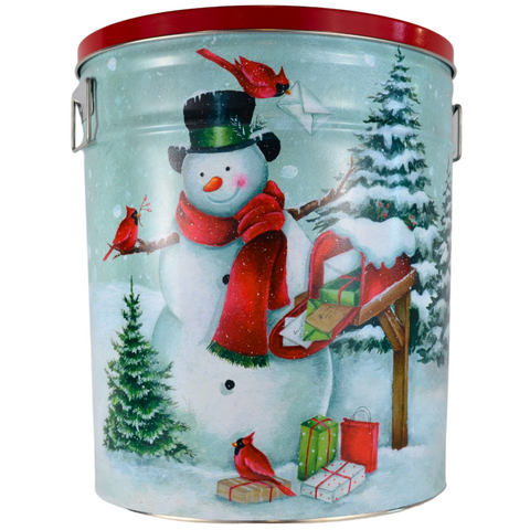 6.5 Gallon "Special Delivery" Holiday Popcorn Tin