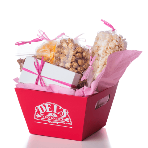 Easter Gourmet Essentials Gift Basket - Del's Popcorn Shop