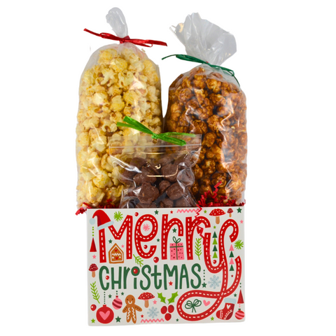 "Whimsical Christmas" Small Gift Basket Box
