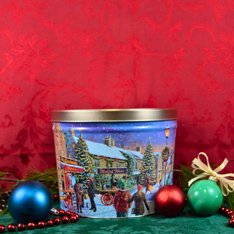 2 Gallon "Hometown Holiday" Holiday Popcorn Tin