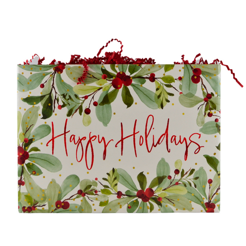 "Holiday Berries" Large Gift Basket Box