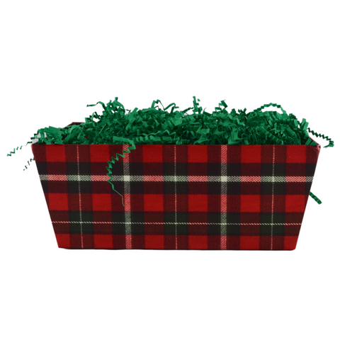 "Christmas Plaid" Large Market Tray