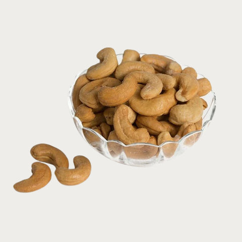 Roasted and Salted Jumbo Cashews - Del's Popcorn Shop