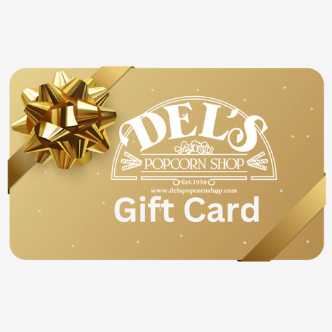 Del's Popcorn Shop's Website Gift Card - Del's Popcorn Shop