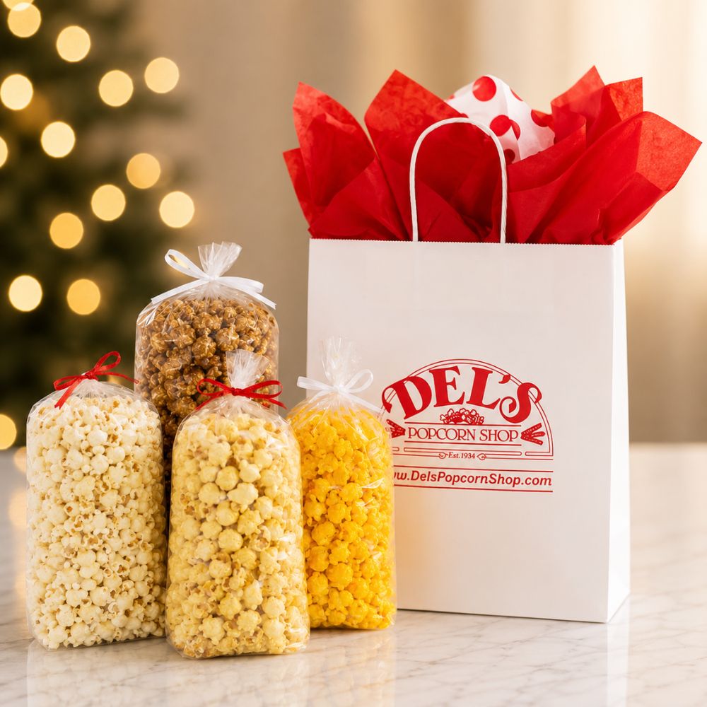 The Snack Attack - Gourmet Popcorn Gift Set from Del's – Del's