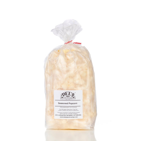Del's seasoned popcorn medium pack