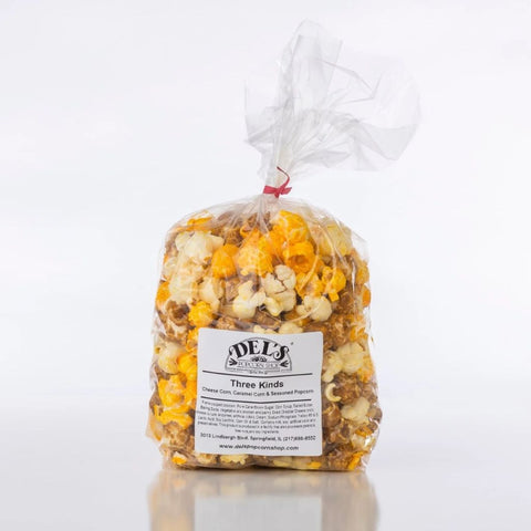 Three Kinds Popcorn - Del's Popcorn Shop