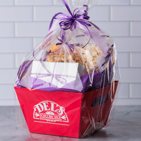 Easter Gourmet Essentials Gift Basket - Del's Popcorn Shop