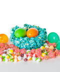 Popcorn Nests with Candy - Filled Eggs - Del's Popcorn Shop