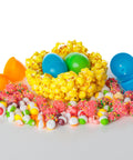 Popcorn Nests with Candy - Filled Eggs - Del's Popcorn Shop