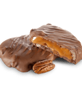 Milk Chocolate Giant Pecan Patties - Del's Popcorn Shop