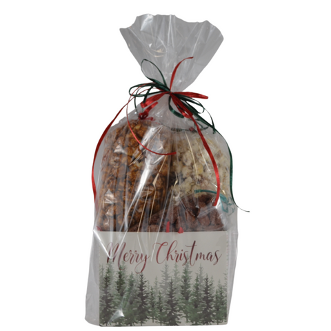 "Evergreen Christmas" Small Gift Basket Box