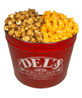 2 Gallon Signature Popcorn Tin - Del's Popcorn Shop