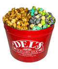 2 Gallon Signature Popcorn Tin - Del's Popcorn Shop
