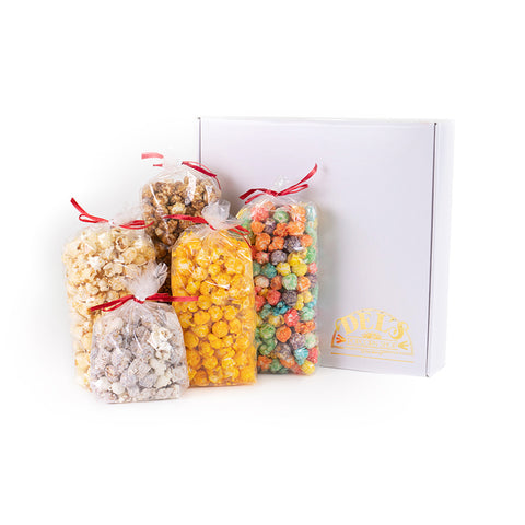 Extra-Large White Del's Popcorn Gift Box