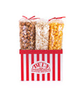 The Traditional Del's Popcorn Sampler