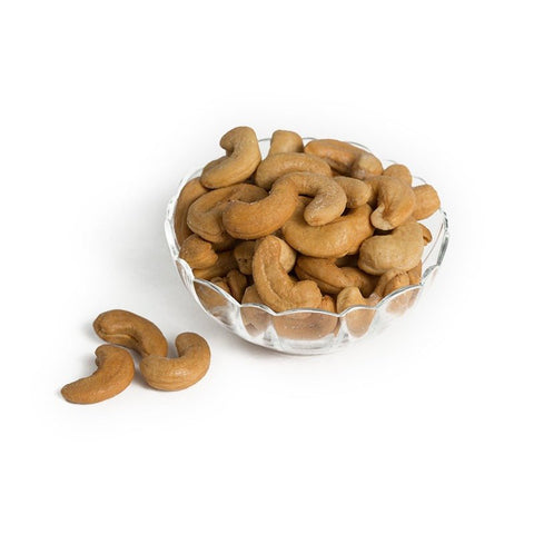 Roasted and Salted Jumbo Cashews - Del's Popcorn Shop