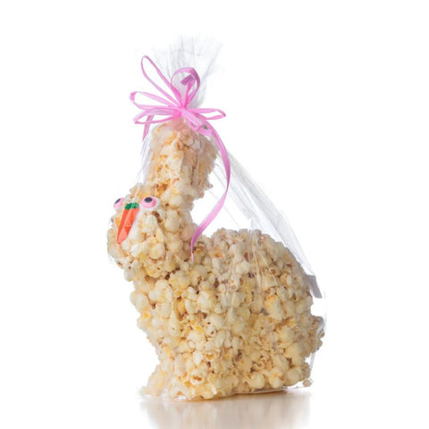 White popcorn bunny made for Easter celebrations