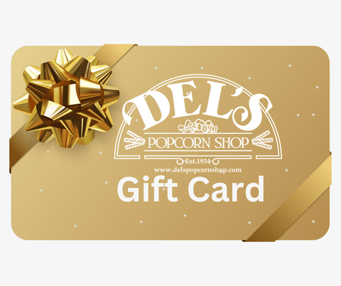 Del's Popcorn Shop's Website Gift Certificate