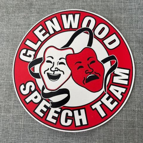 Glenwood High School Speech & Debate Boosters fundraising logo