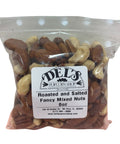 8 oz. bag of Del's roasted and salted cashews - Del's popcorn shop