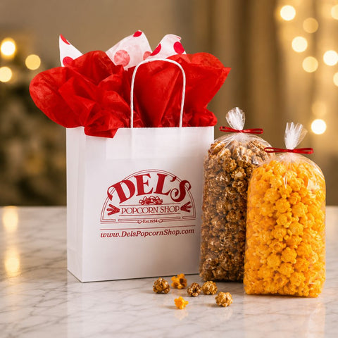 The Appeteaser with Del's Cheese Corn and Caramel Corn