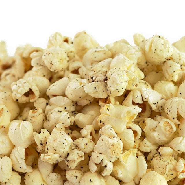 Sea Salt and Black Pepper Popcorn Del's Popcorn Shop